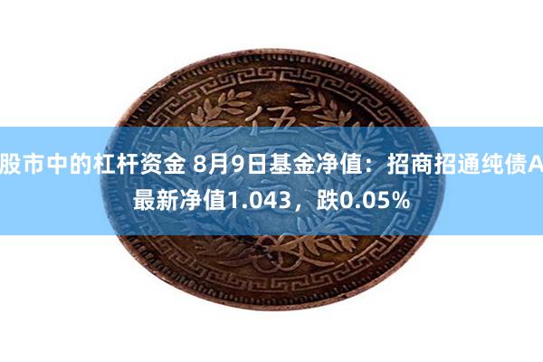 股市中的杠杆资金 8月9日基金净值：招商招通纯债A最新净值1.043，跌0.05%