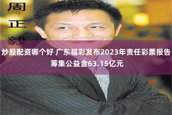 炒股配资哪个好 广东福彩发布2023年责任彩票报告 筹集公益金63.15亿元