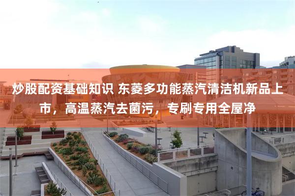 炒股配资基础知识 东菱多功能蒸汽清洁机新品上市，高温蒸汽去菌污，专刷专用全屋净