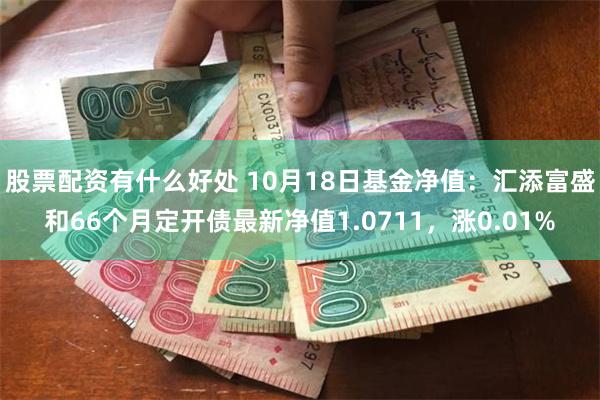 股票配资有什么好处 10月18日基金净值：汇添富盛和66个月定开债最新净值1.0711，涨0.01%