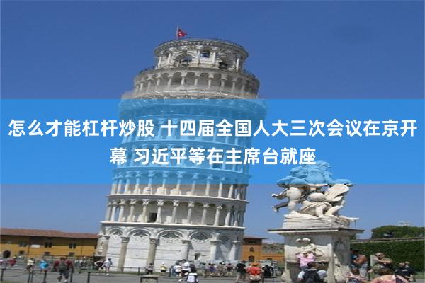 怎么才能杠杆炒股 十四届全国人大三次会议在京开幕 习近平等在主席台就座