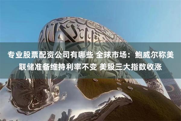 专业股票配资公司有哪些 全球市场：鲍威尔称美联储准备维持利率不变 美股三大指数收涨