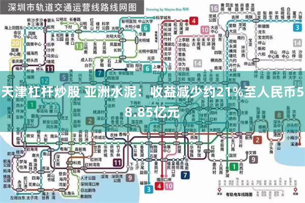 天津杠杆炒股 亚洲水泥：收益减少约21%至人民币58.85亿元